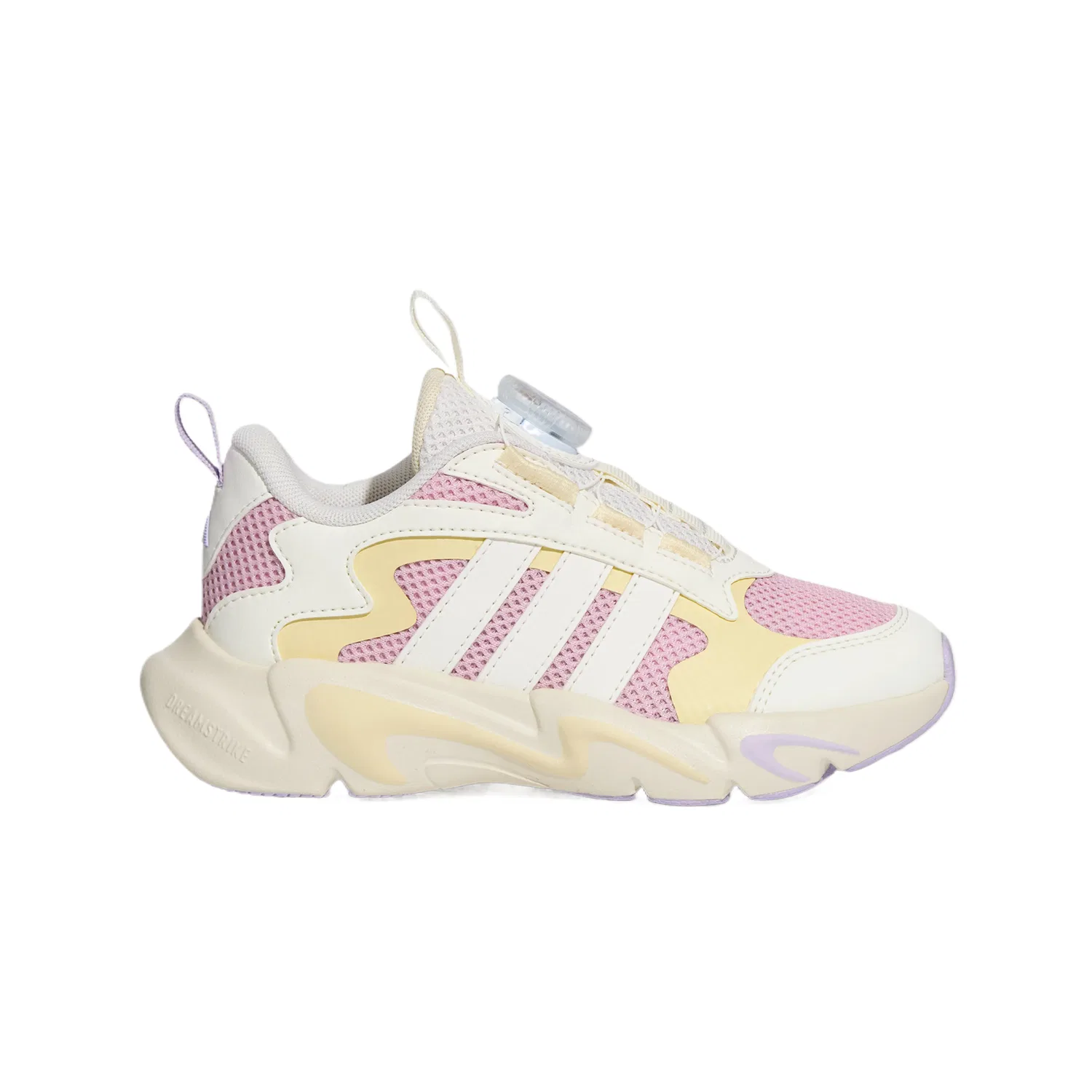 Детские кроссовки для бега Adidas, Light Purple/Jade White/Warm Vanilla — фото 3