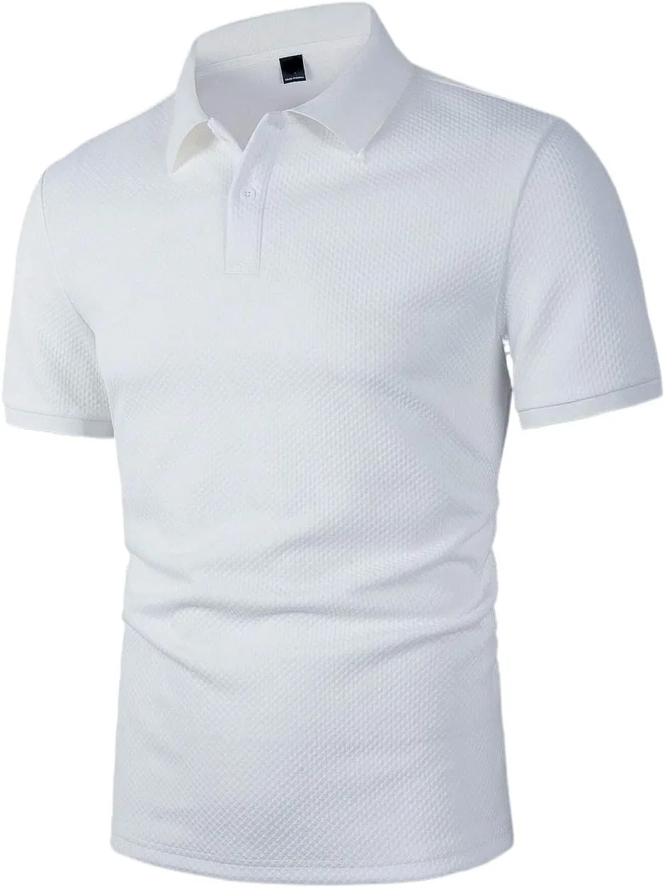 Мужская повседневная рубашка с коротким рукавом, White
