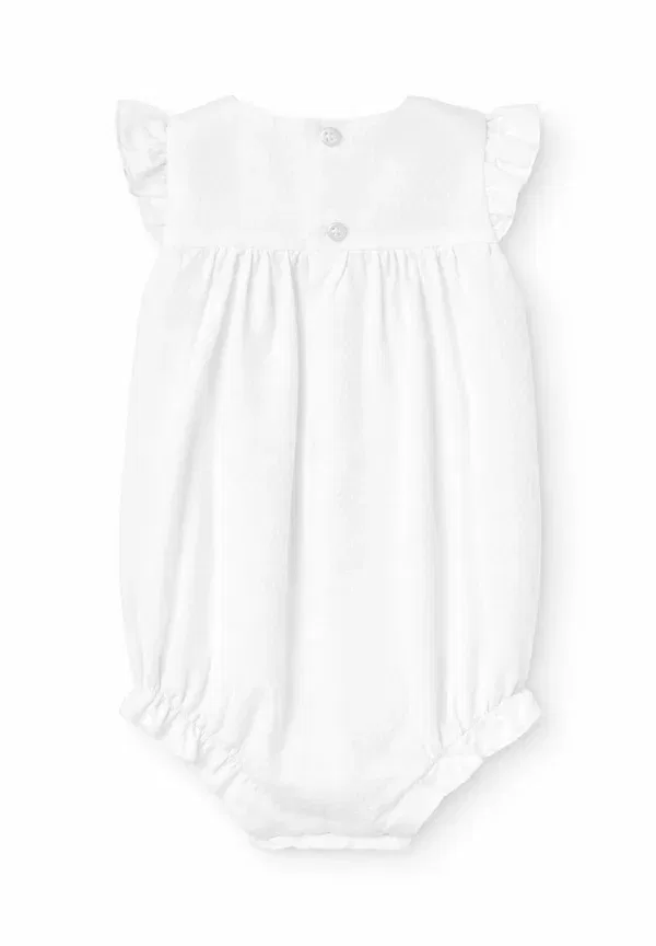 Комбинезон с вышивкой Pagliaccetti Paz Rodriguez, White, белый — фото 2