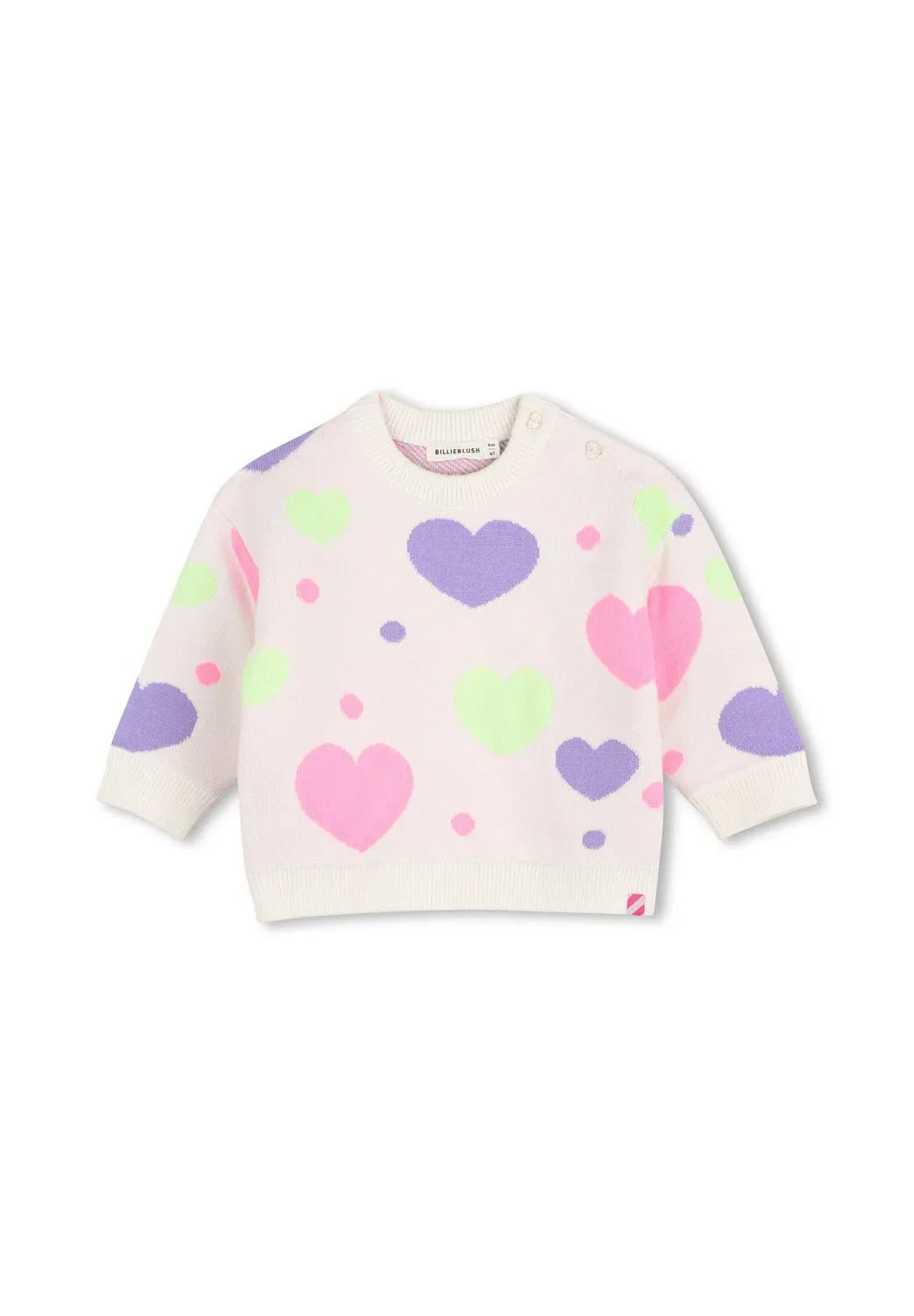 Ensemble pull et pantalon - джемпер Billieblush, Rice — фото 3