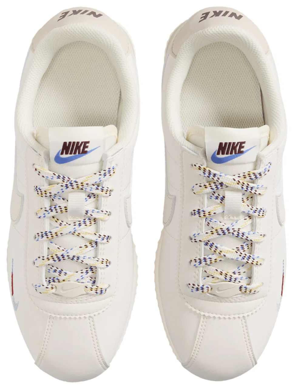 Кроссовки для мальчиков Cortez EE Nike, цвет Soft Pearl/Lt Orewood Brown/Comet Blue — фото 4