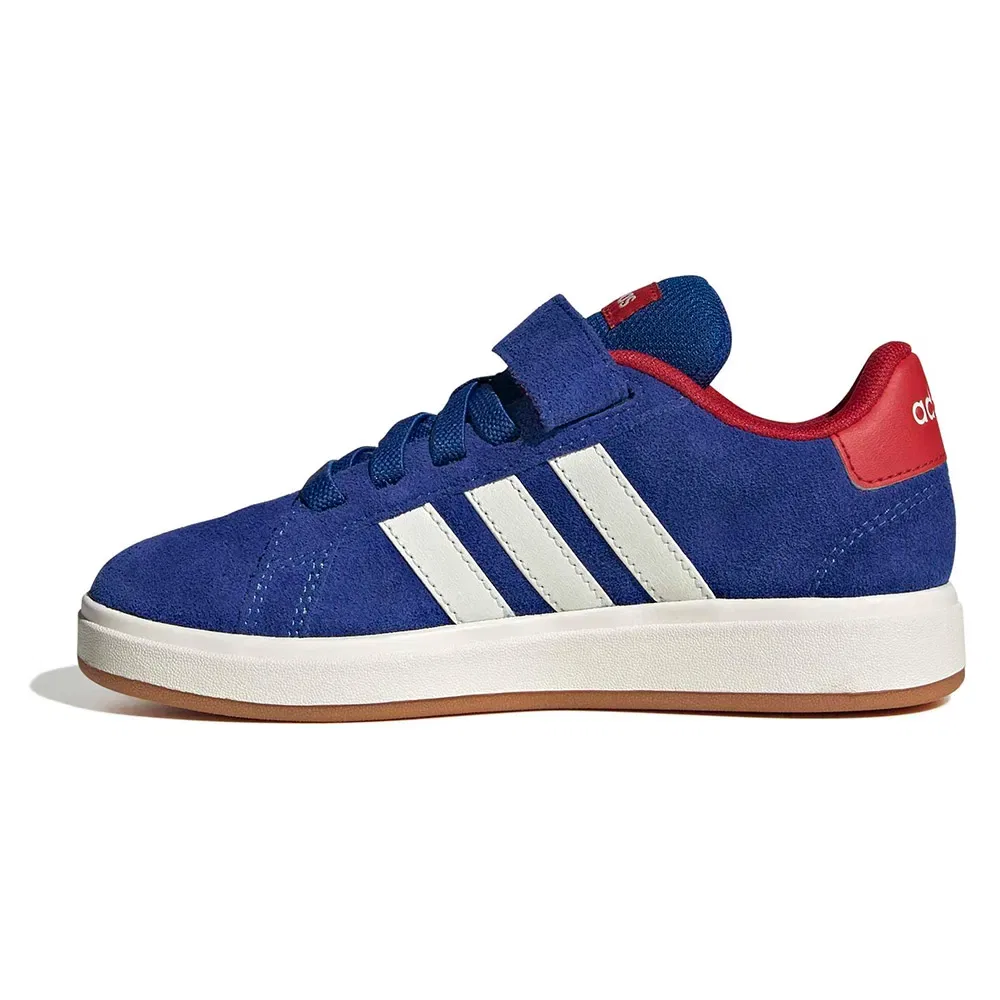 Детские кроссовки для девочек с ретро-дизайном Grand Court 00S Adidas, Blue — фото 4