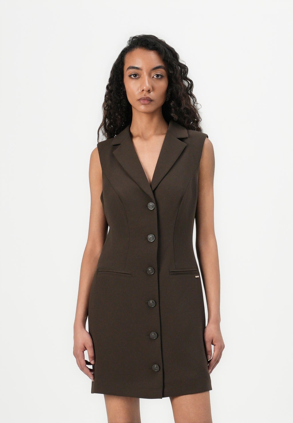 

Повседневное платье YEVA DRESS Guess, темно-коричневый
