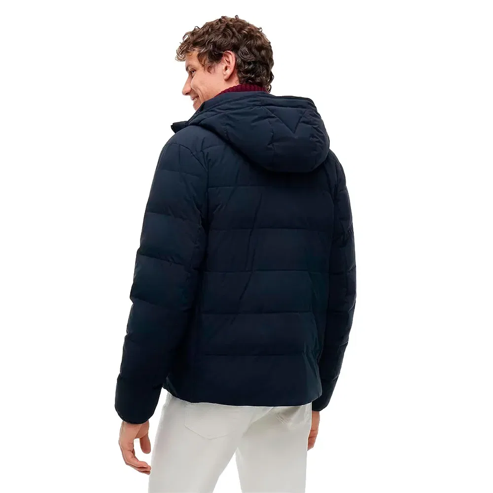 Мужская куртка-пуховик с капюшоном Tommy hilfiger, Blue — фото 2