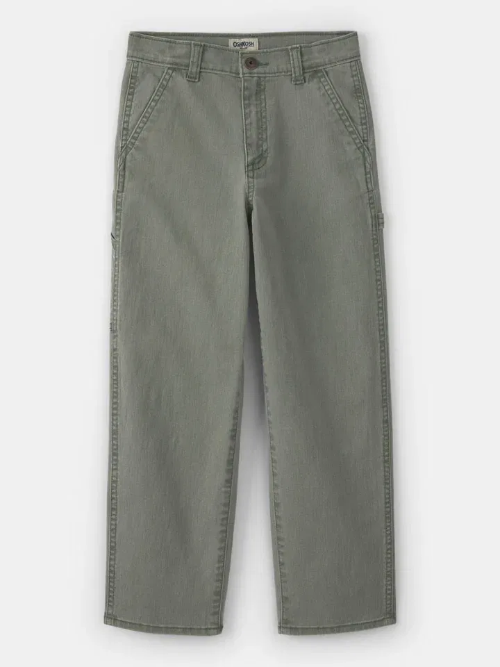 Джинсы прямого кроя, хаки Oshkosh
