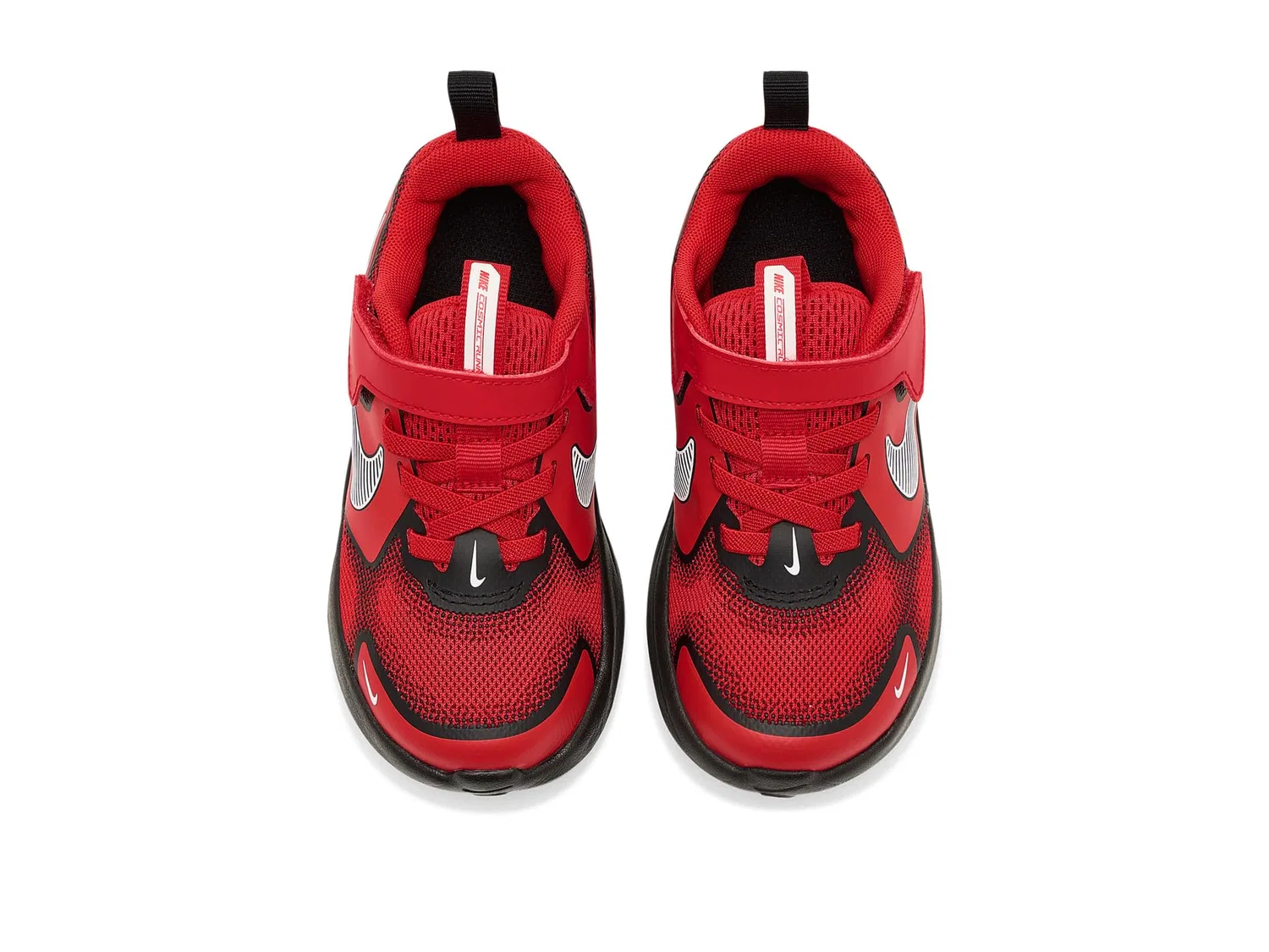 Кроссовки Cosmic Runner Swoosh (для младенцев и малышей) Nike Kids, University Red/White/Red Orbit — фото 3