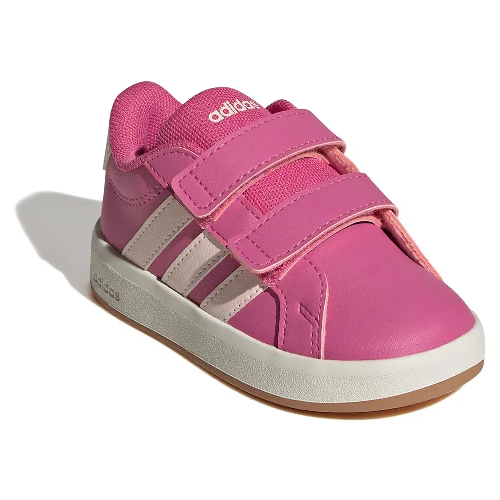 Кроссовки Adidas Grand Court 30 для малышей, розовый — фото 2