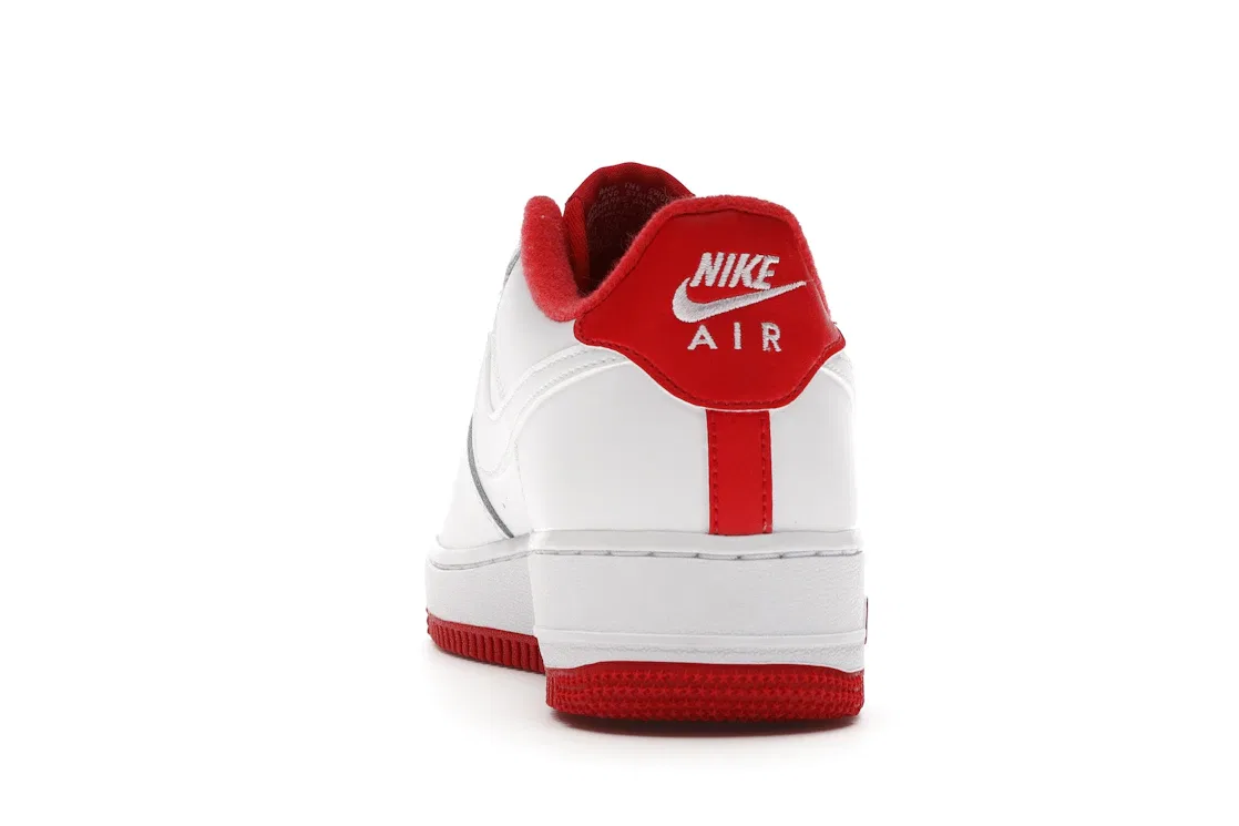 Детские кроссовки Lifestyle Nike Air Force 1, White/University Red — фото 4