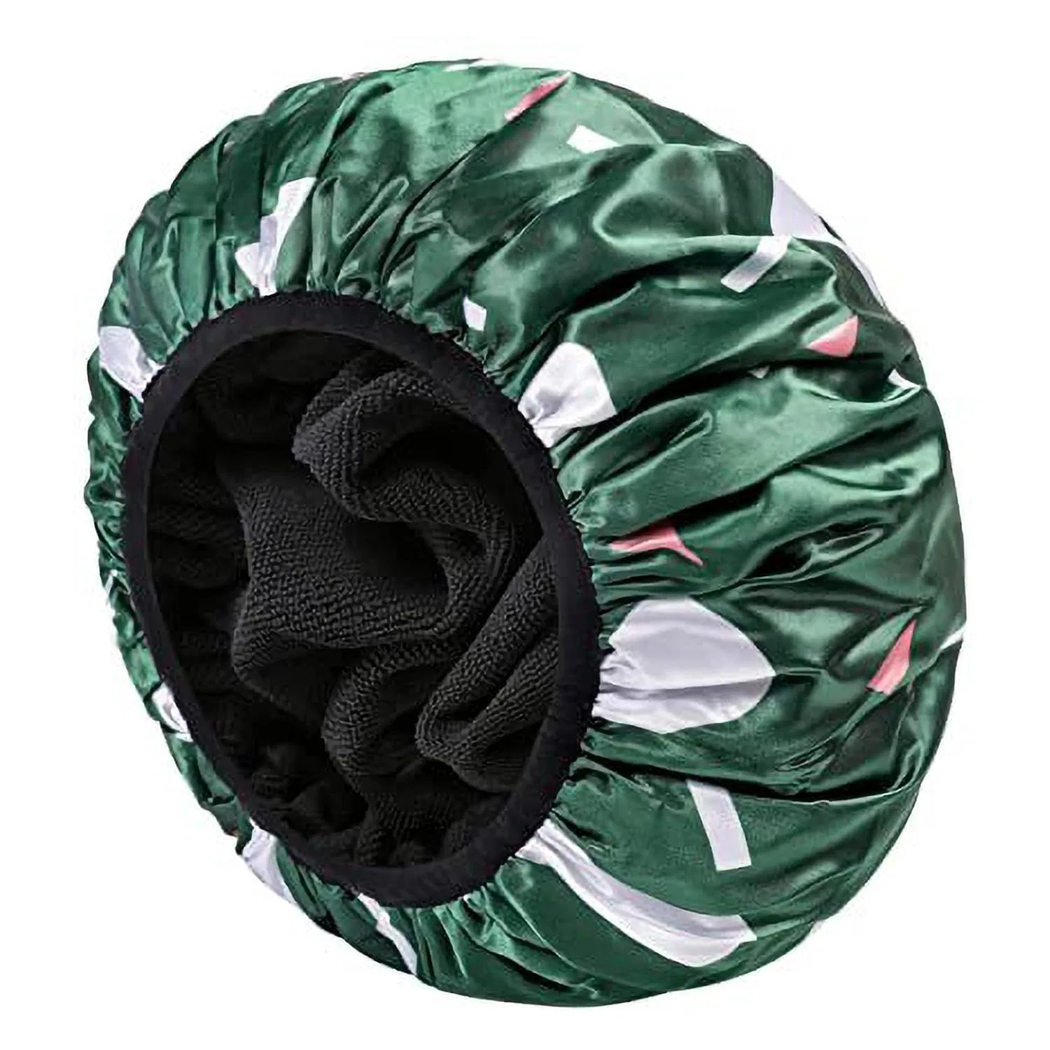 Шапочка для душа многоразовая, CENRF, Flower Green