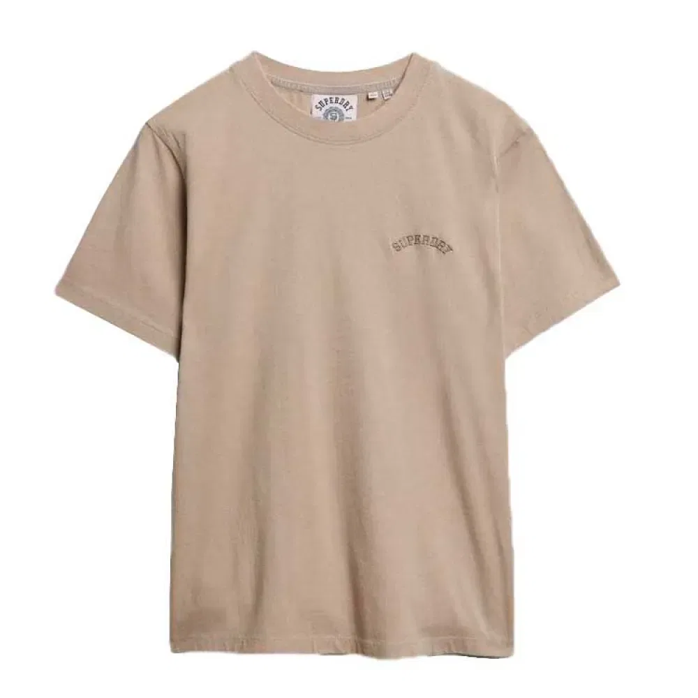 Женская футболка с коротким рукавом Superdry Essential Logo Embroidered, Beige