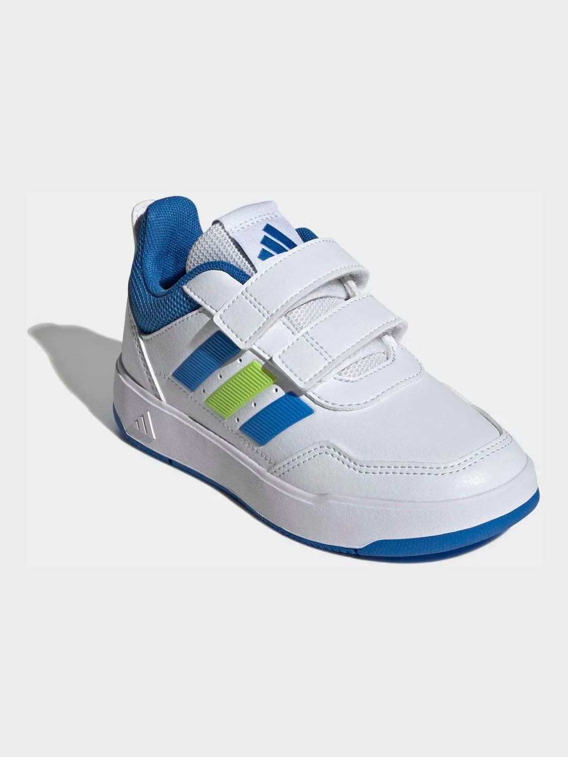 Кроссовки на липучке Tensaur Sport 3.0 adidas, белый/синий — фото 2
