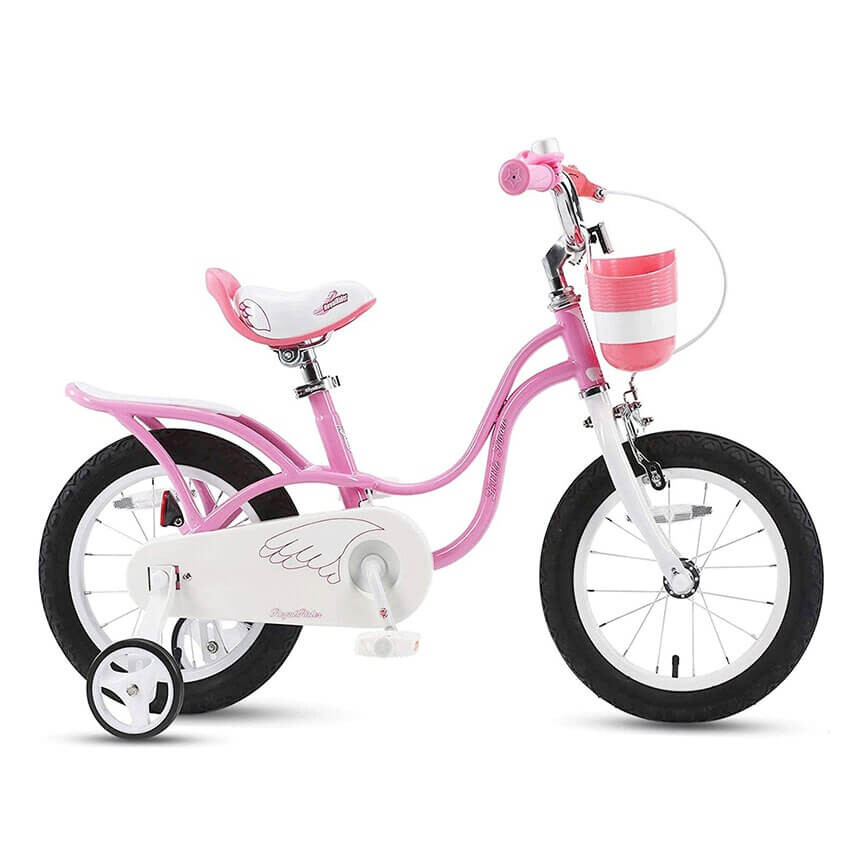 

Велосипед детский ROYALBABY Little Swan 16", розовый/белый