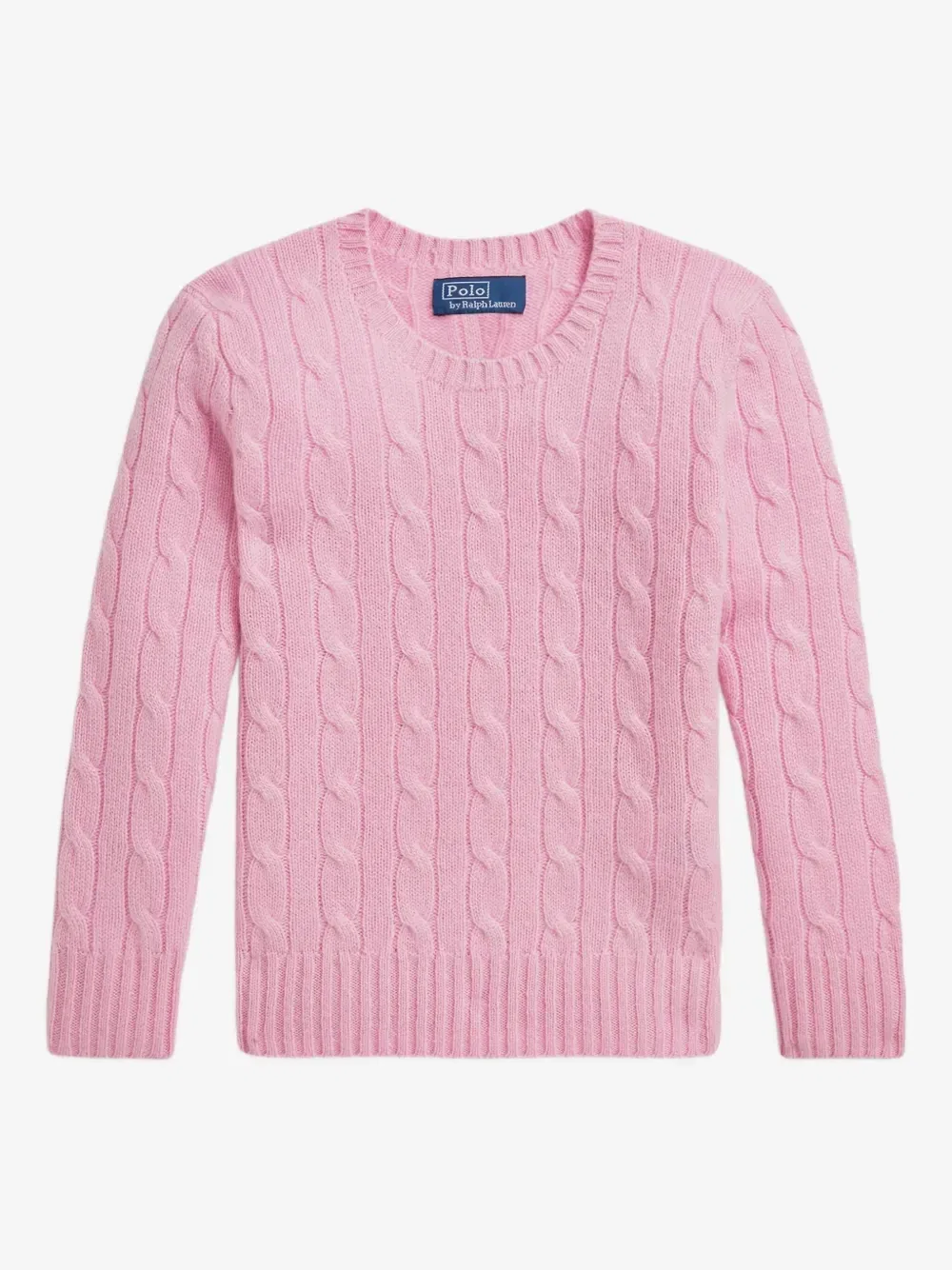 Свитер фактурной вязки POLO RALPH LAUREN KIDS, розовый