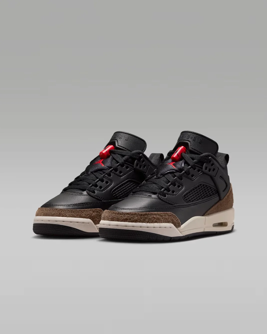 Кроссовки детские Nike Jordan Spizike Low, черный/коричневый — фото 4