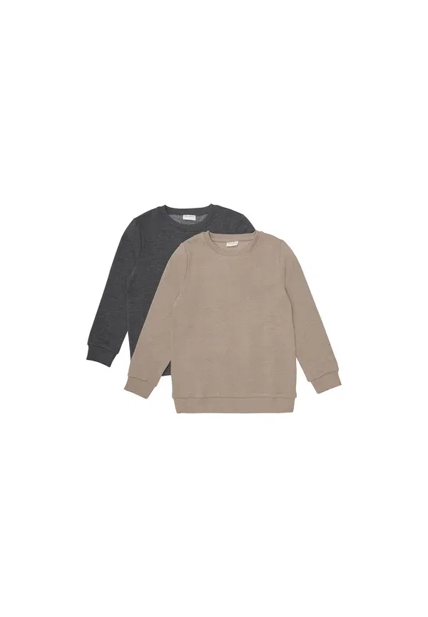 Комплект из 2 свитшотов, махровая ткань, Misweatshirt Minymo, Fossil