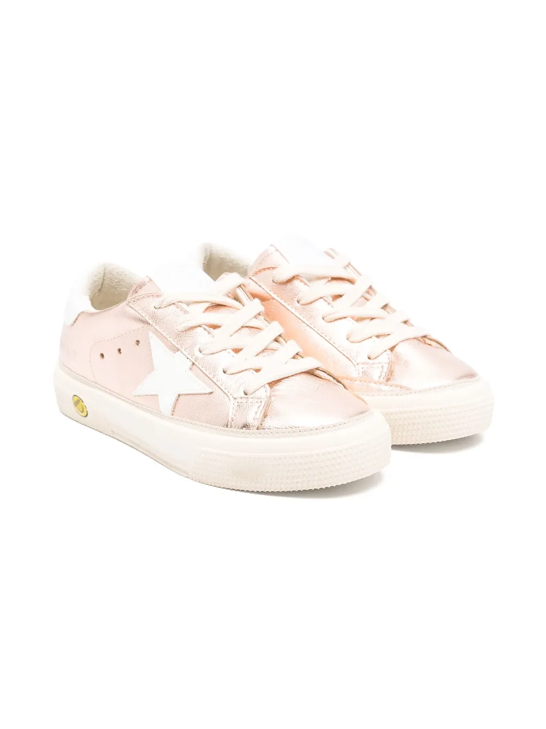 Golden Goose Кроссовки из телячьей кожи розового цвета
