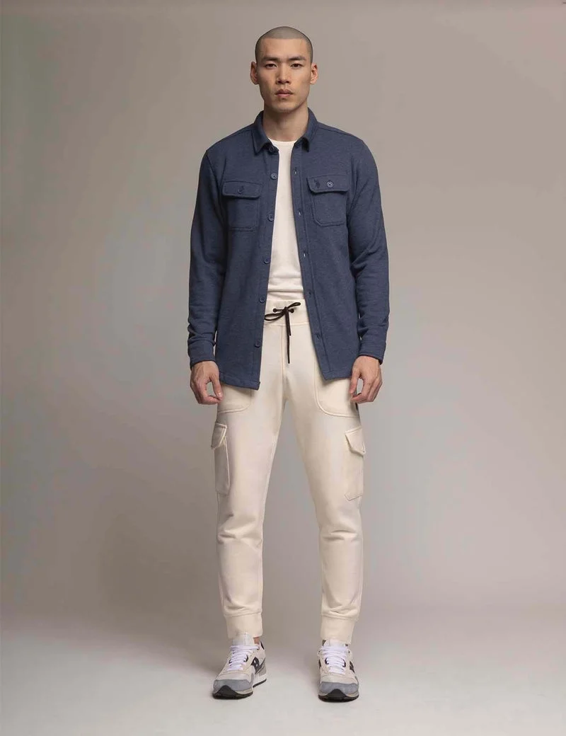 Мужские джоггеры U.S. Polo Assn. White Label French Terry Cargo, бежевый — фото 3