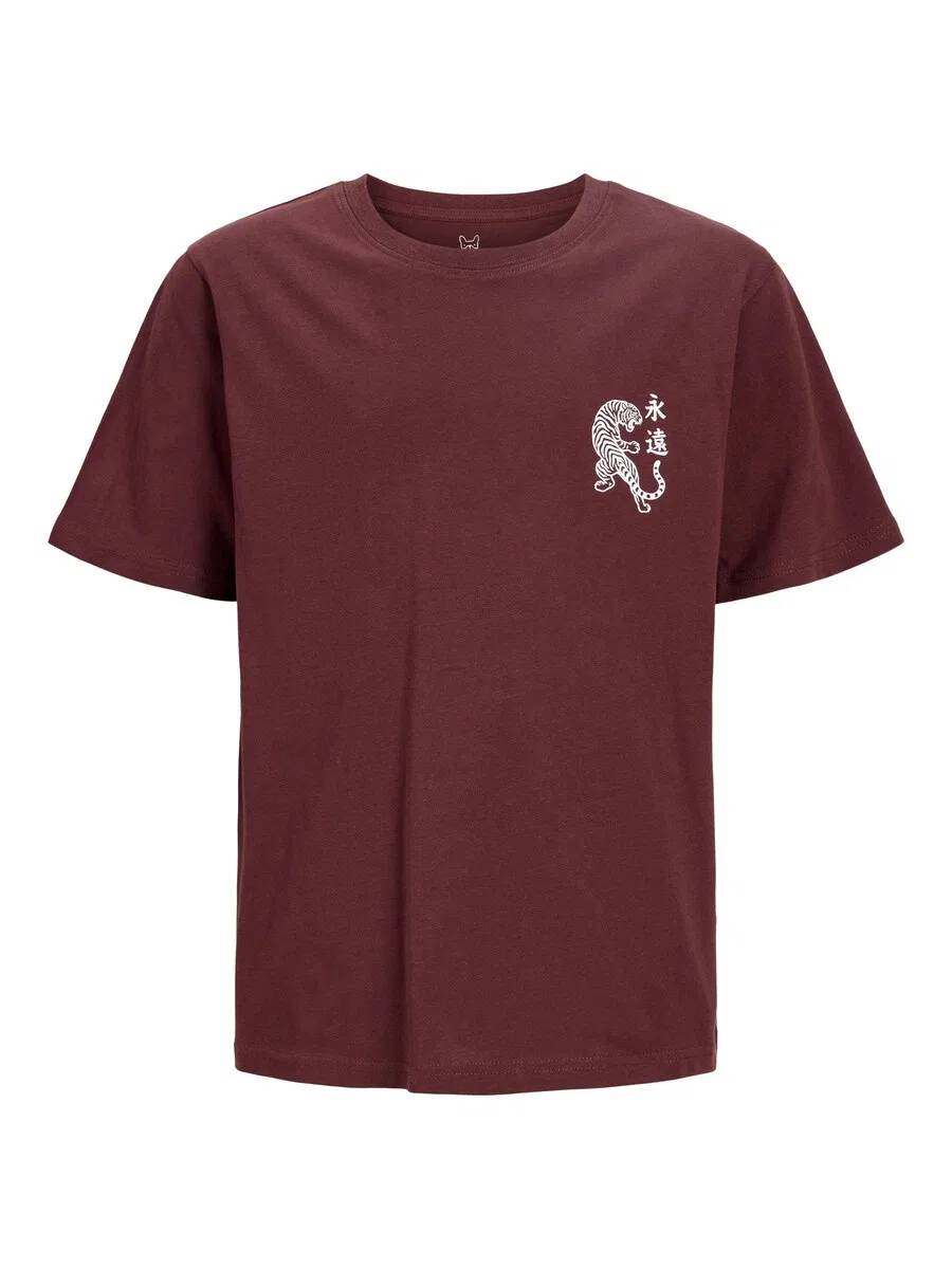 Детская рубашка Jack & Jones Junior, золотисто-каштановый