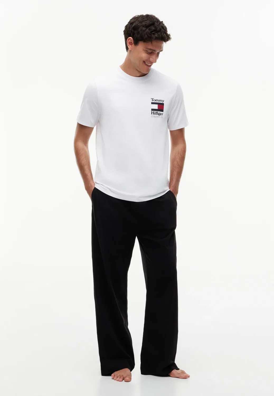Комплект из 2 футболок - пижамные топы Tommy Hilfiger, White