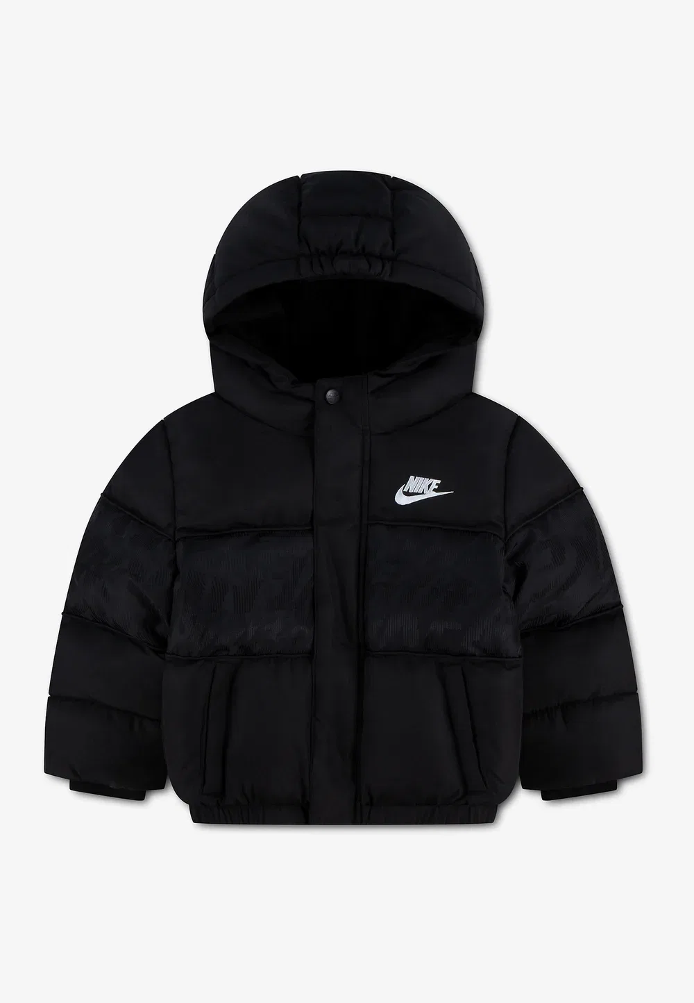 Пуховик с логотипом, выполненный в смешанной технике - зимняя куртка Nike Sportswear, Black