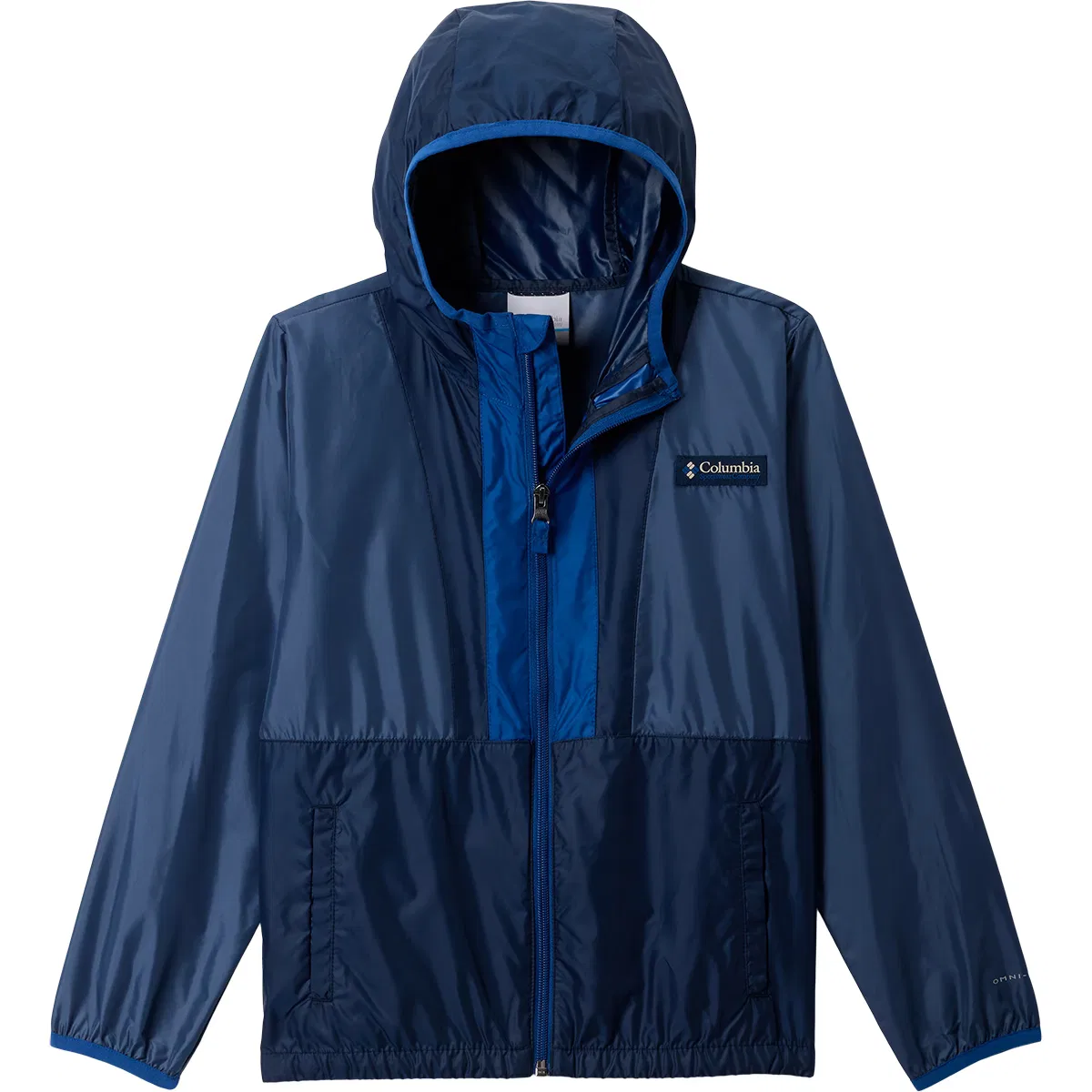 Детская ветровка с капюшоном Back Bowl II Hooded Windbreaker Columbia, Dark Mountain/Coll Navy/Mountain Blue