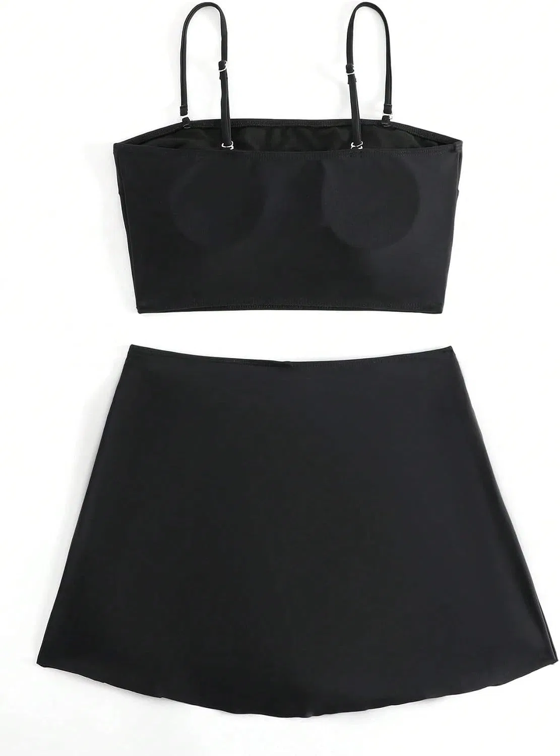 Женский бикини-сет с высокой растяжимостью Backless, Black — фото 4