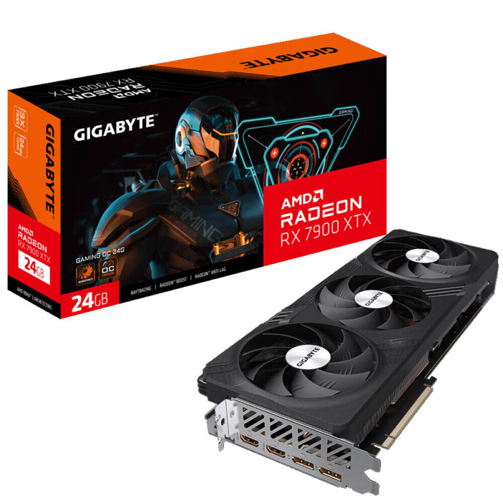 

Видеокарта дискретная Gigabyte GeForce Gaming RX 7900 XTX OC 24GB Magic Eagle