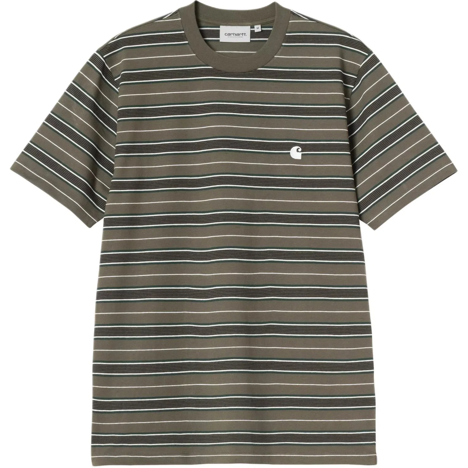 Детская футболка с длинным рукавом Carhartt WIP, Stripes Green
