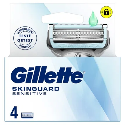 Сменные лезвия для бритвы для чувствительной кожи Gillette Skinguard Sensitive