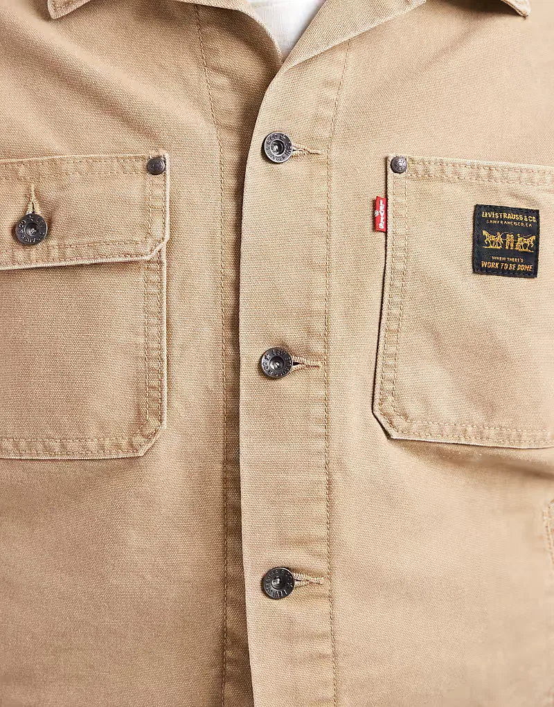 Рабочая куртка Levi's Workwear верблюжьего — фото 4
