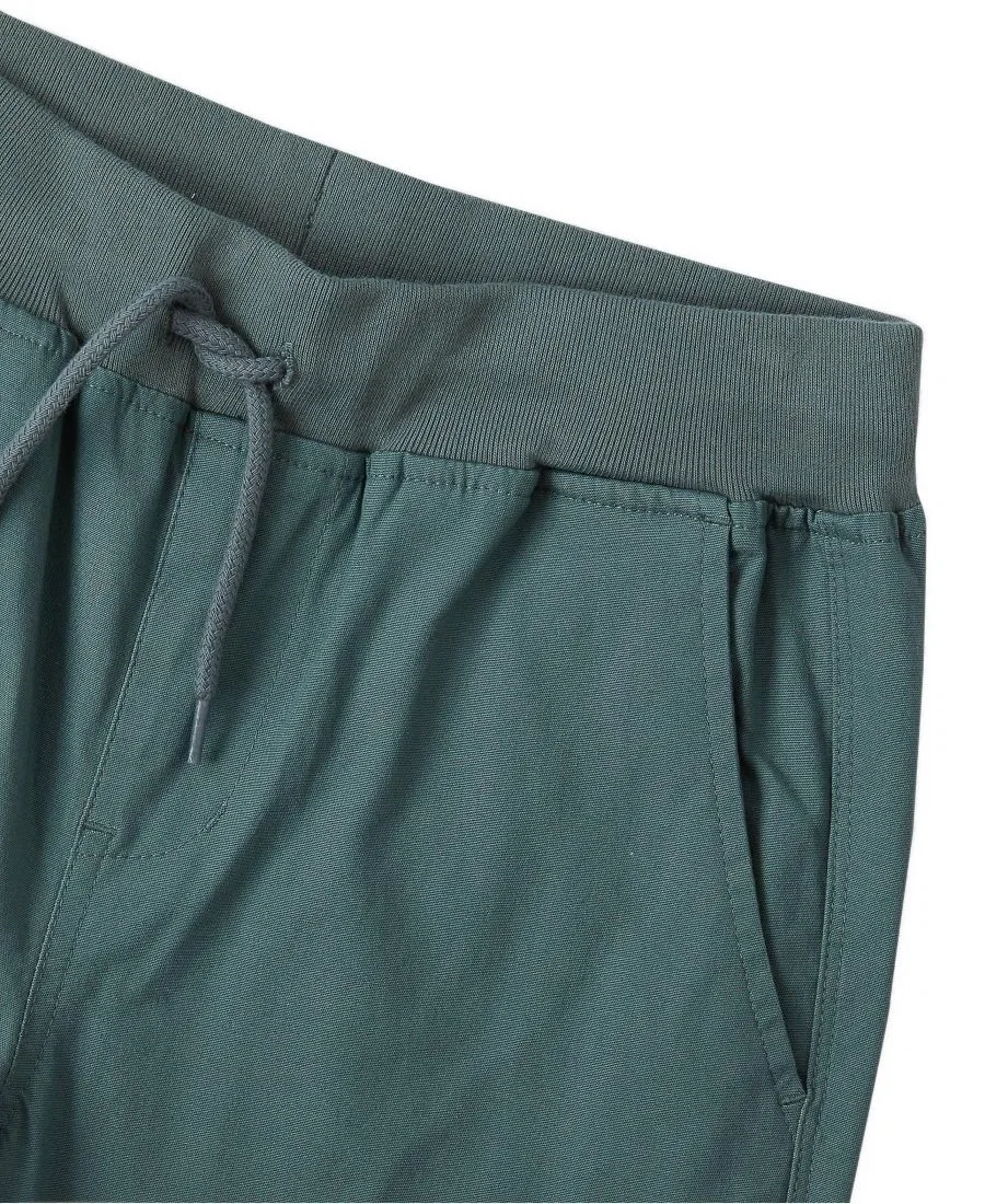 Штаны с укрепленными коленями Boys Iron Knee Pull On Pants Lands' End, Dark Forest — фото 3