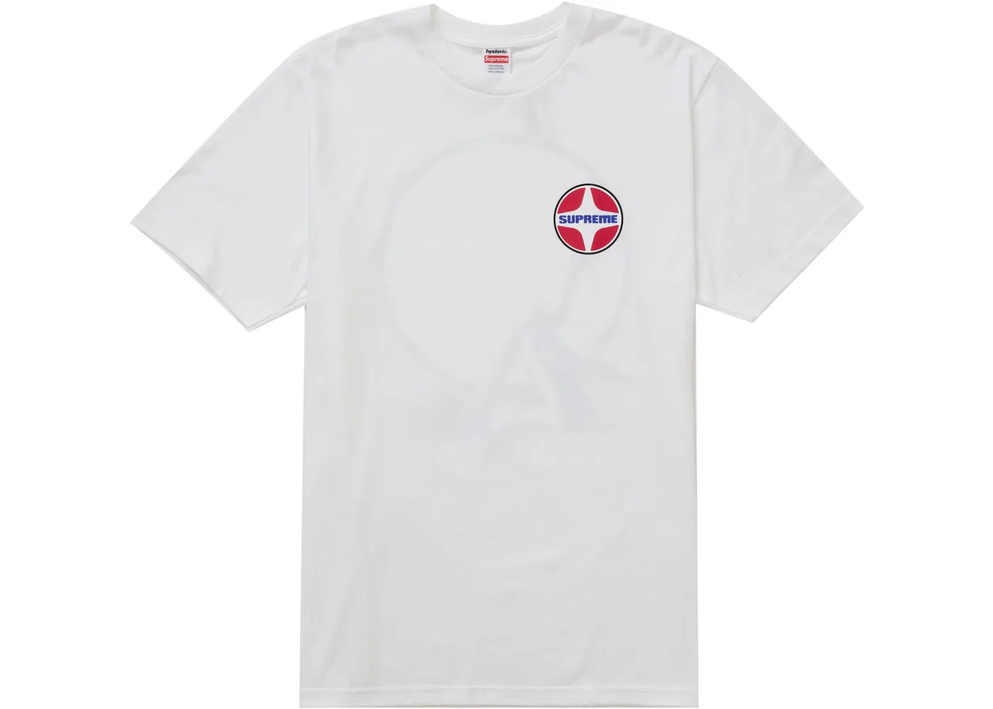 Мужская футболка с принтом Supreme Hysteric Glamour Pin Up Tee, White — фото 2