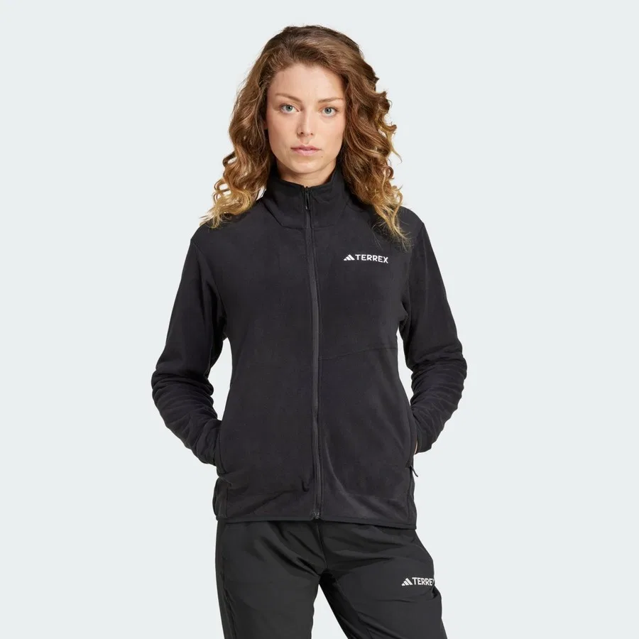 Куртка-флис с полной застежкой-молнией Terrex Multi adidas, Черный