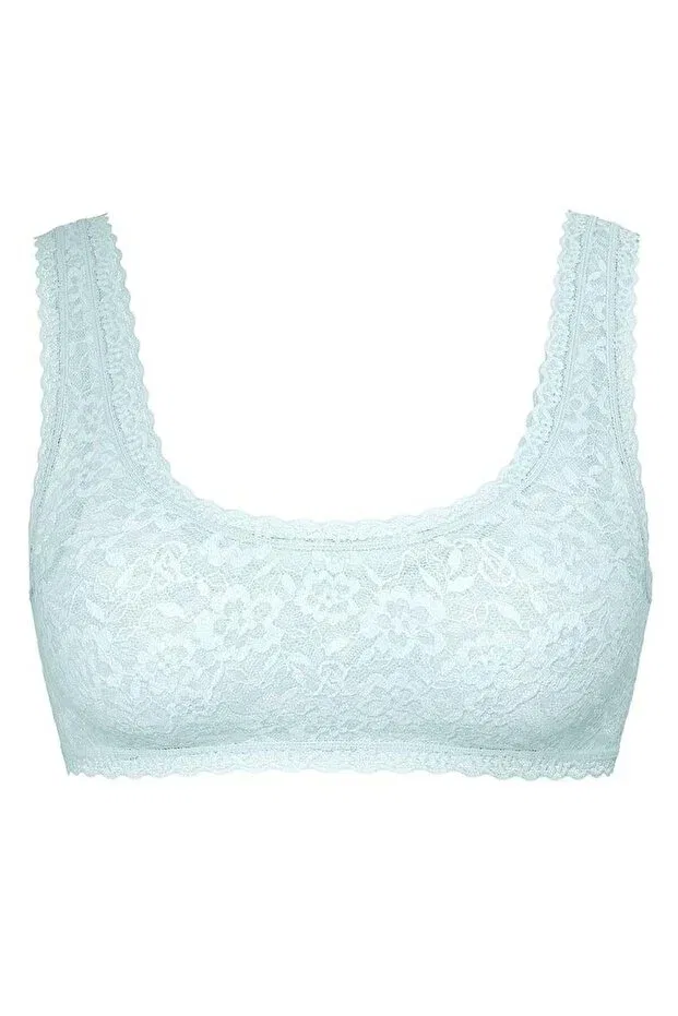 Женский бюстгальтер-бралетт кружевной Victoria'S Secret, Wind Blue — фото 3