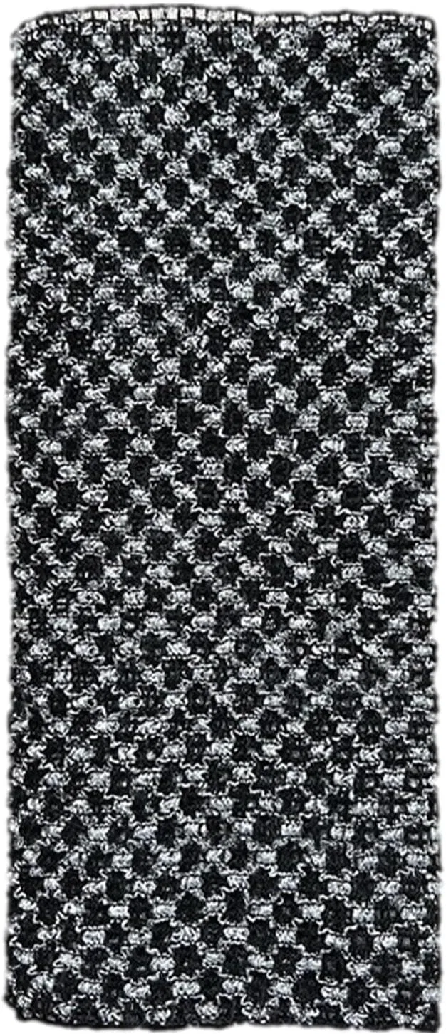 Скребок для тела двусторонний, Liqzirtu, 1 шт, 25x100 см, Black Plaid