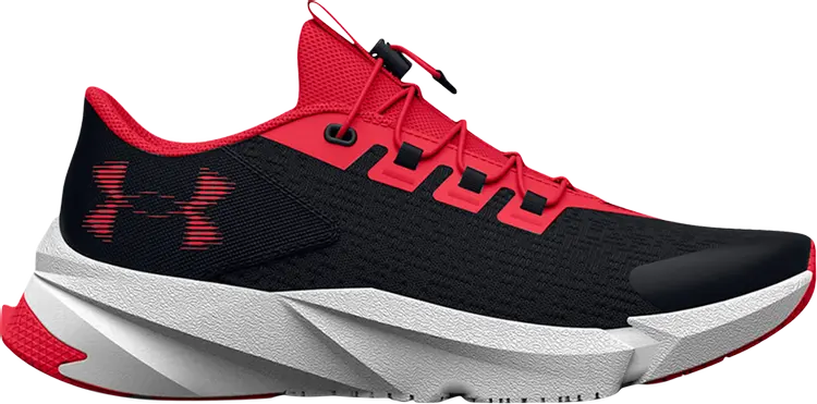 

Кроссовки Under Armour Scramjet 5 GS Black Bolt Red, черный