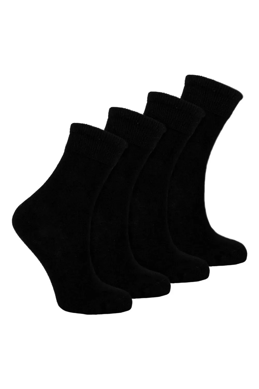 Комплект из 4 пар носков из бамбука сенсорные мягкие дышащие Dr.Socks, Black — фото 3