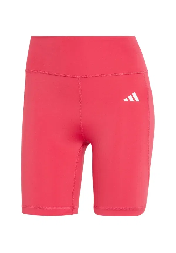 Леггинсы Adidas Optime Essentials с потайным карманом, длина 7 дюймов - леггинсы Adidas Performance, розовый — фото 4