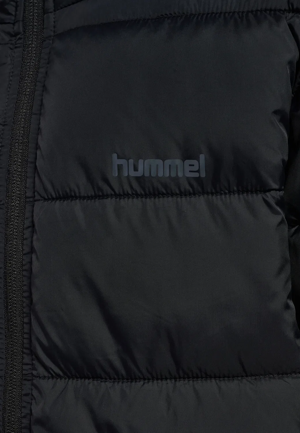 Легкая пуховая куртка Hmljr унисекс - зимнее пальто Hummel, Black — фото 3