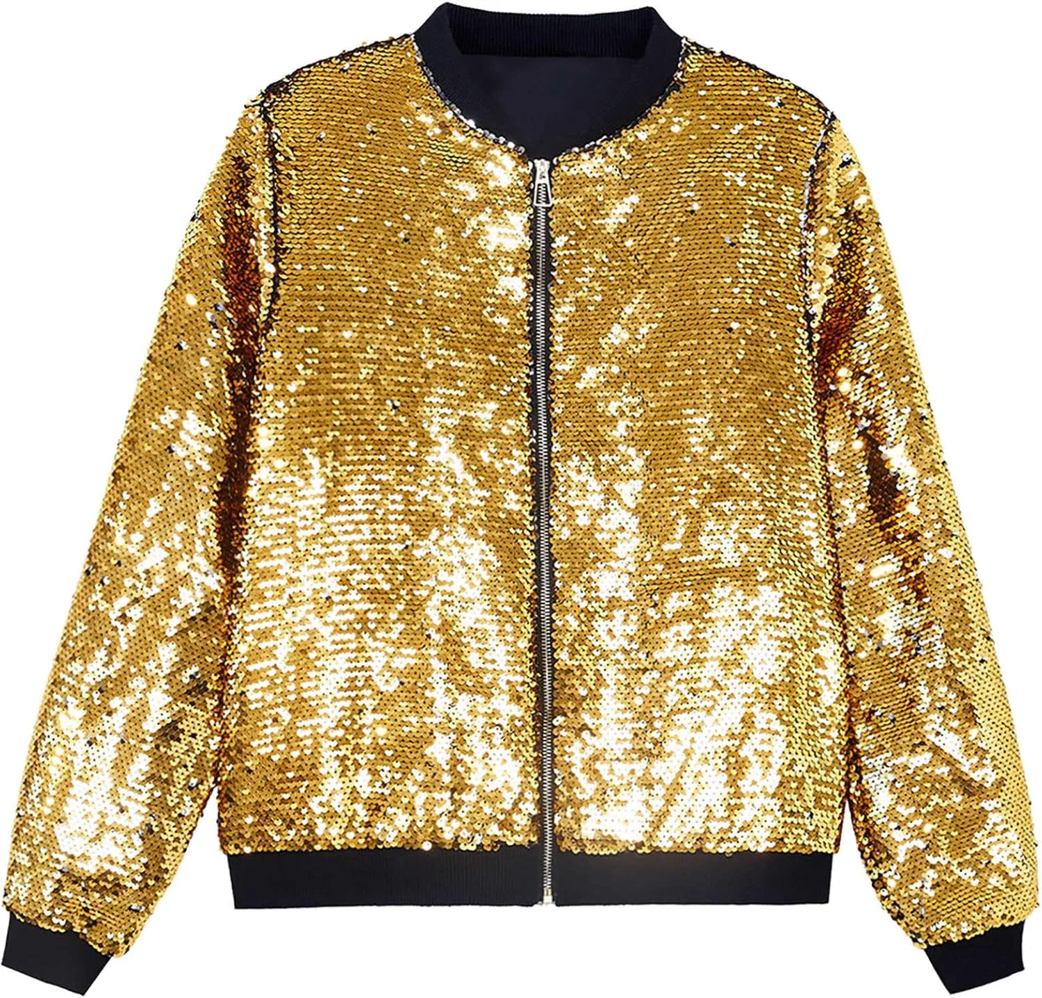 Мужская куртка с пайетками Sparkly Sequin, Gold