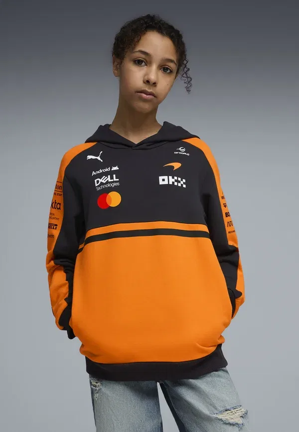 Худи из хлопка McLaren Mastercard F1 Team Replica Puma, Papaya