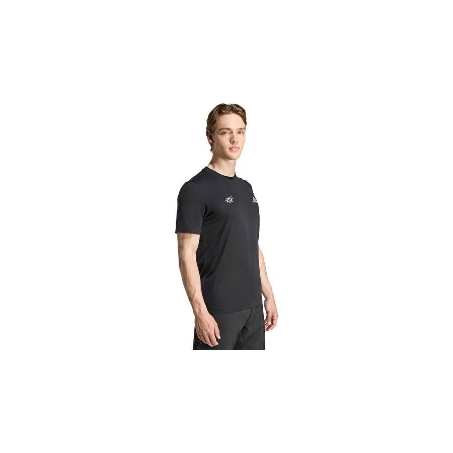 Спортивная футболка с длинным рукавом M Tns Brrcd G T adidas, Черный — фото 3
