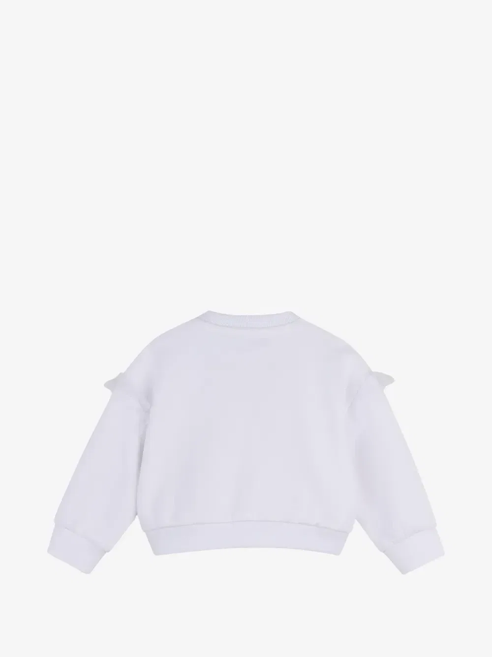 Комплект из толстовки и юбки с логотипом и вставками Karl Lagerfeld Kids, белый — фото 4
