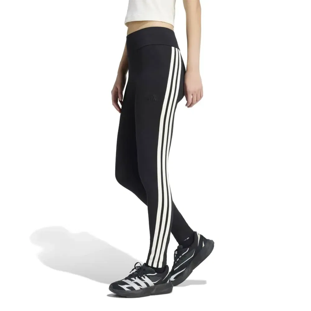 Леггинсы с тремя полосками Adidas, черный