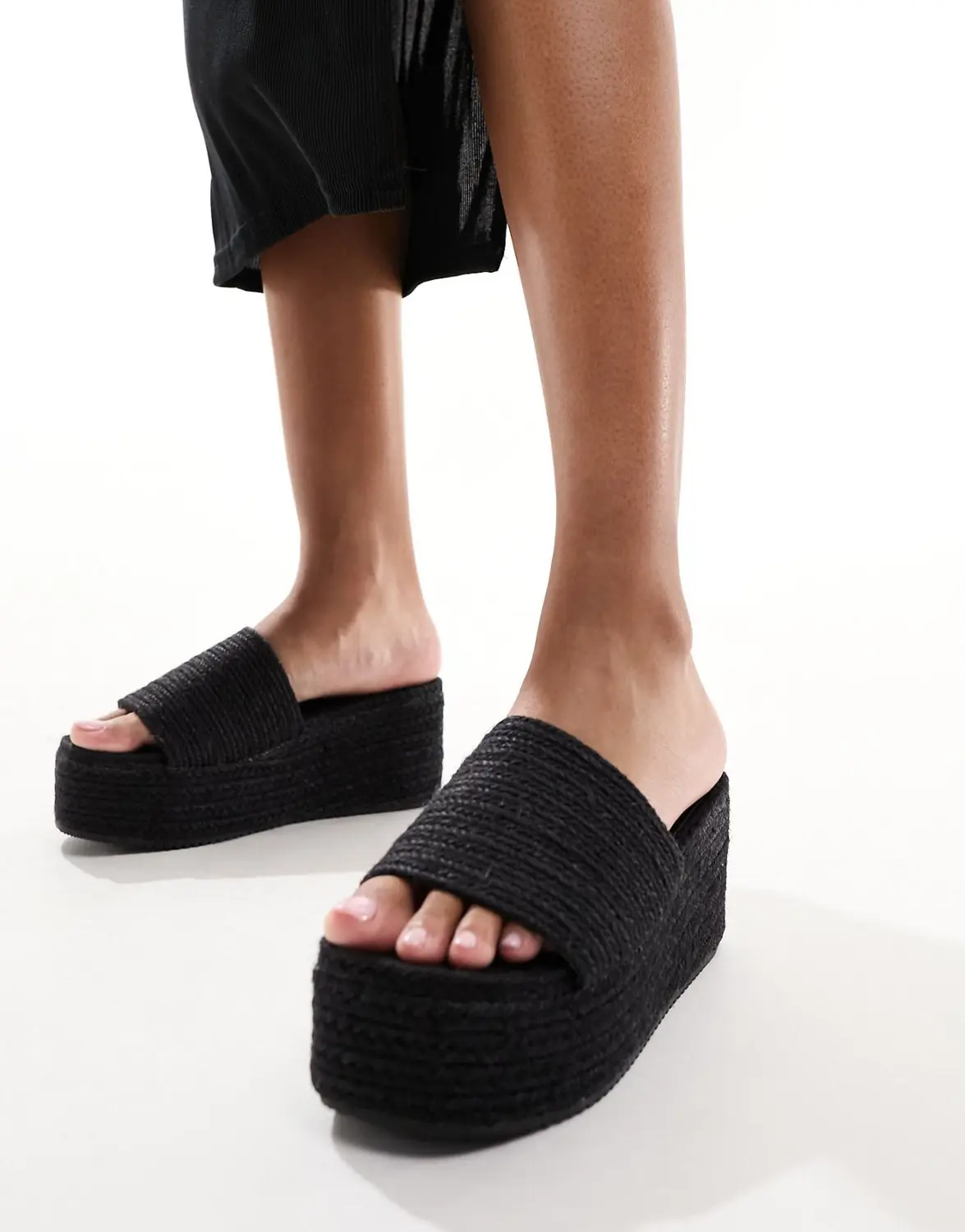 

Эспадрильи South Beach Platform Heelless, черный