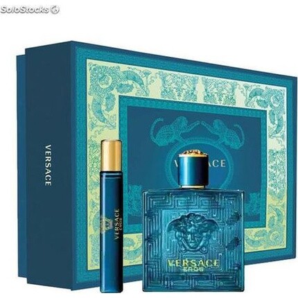 Versace - Eros Edt 100 мл + Edt 10 мл + пакетик - подарочный набор — фото 3