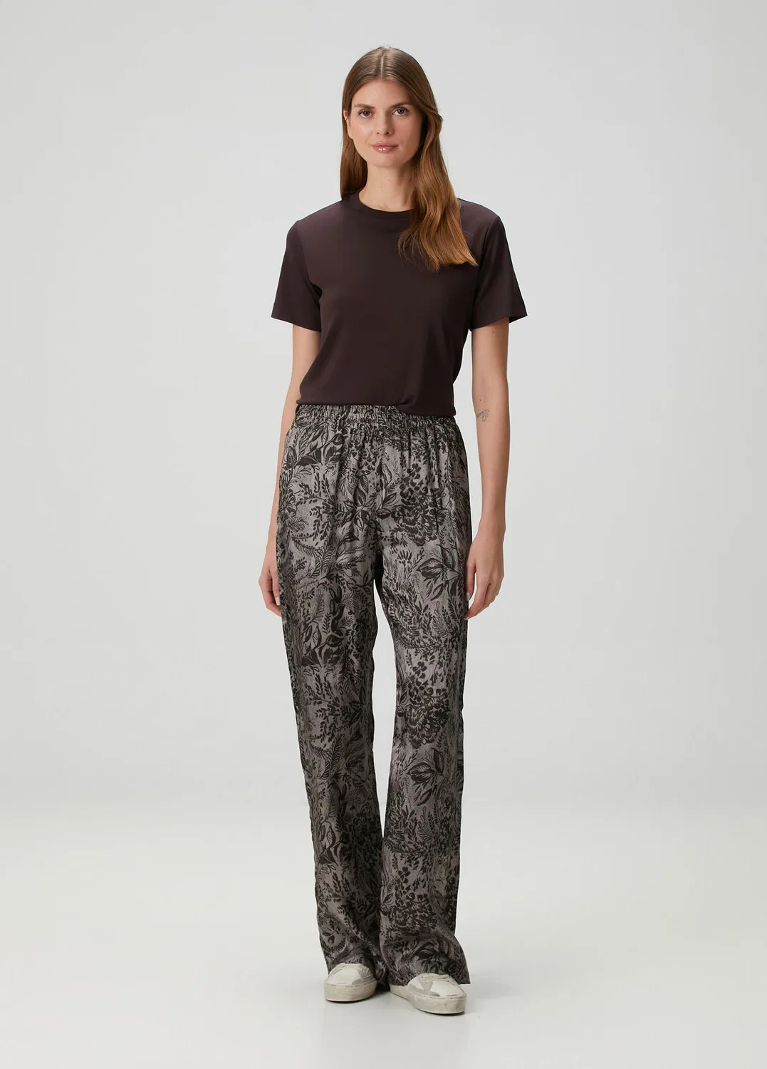 Брюки Golden Goose De Jouy Gri Desenli, multi color grey