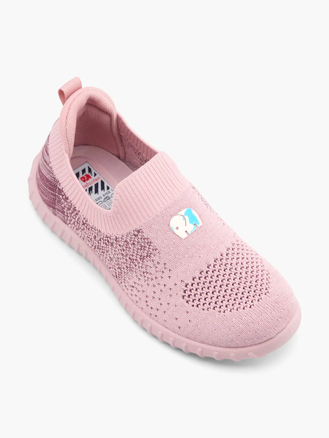 Детские закрытые тапочки Elefanten, цвет Rose Gold — фото 2