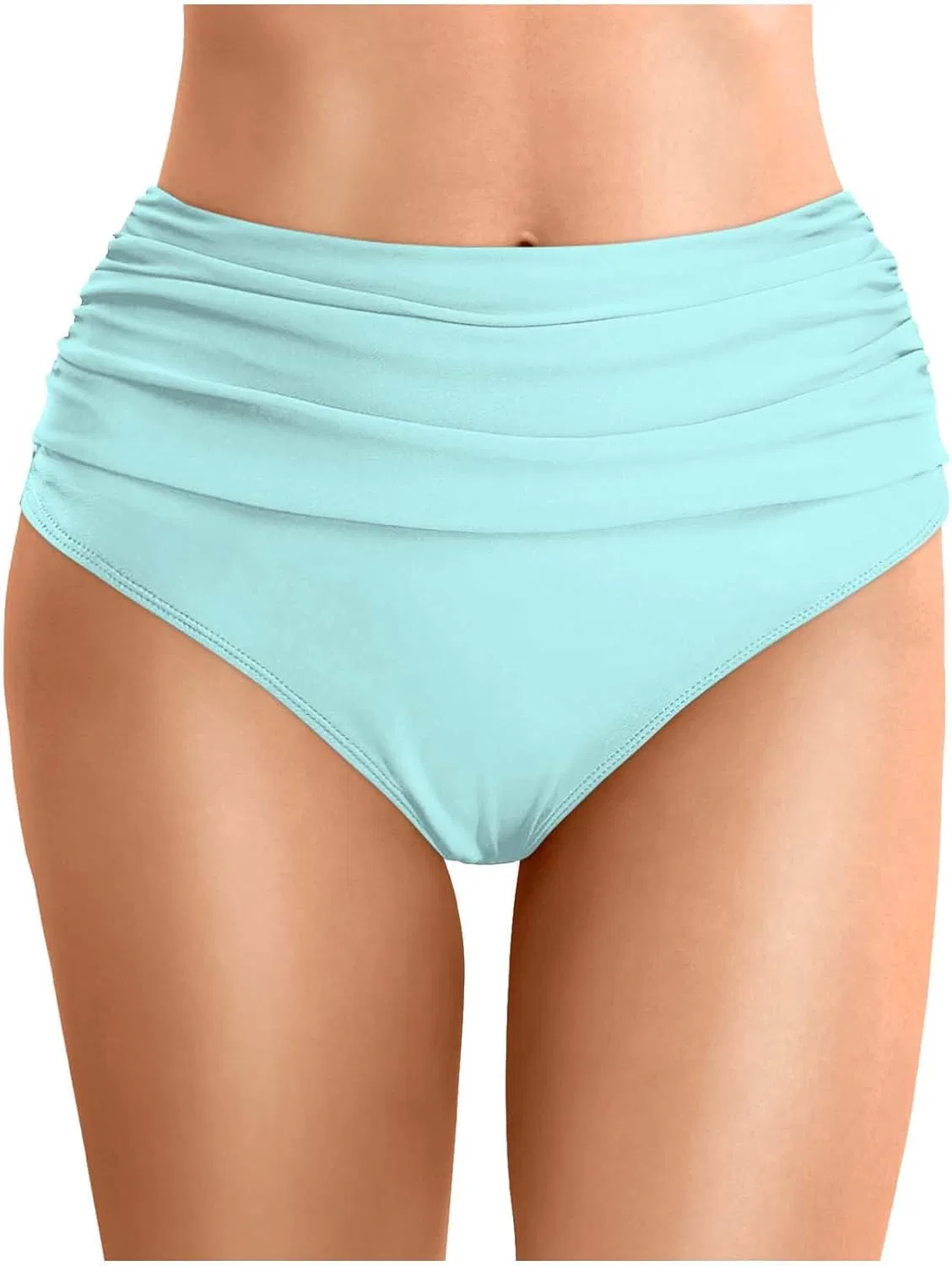 Женские плавательные шорты с высокой талией yiyumingKEJI, Mint Green