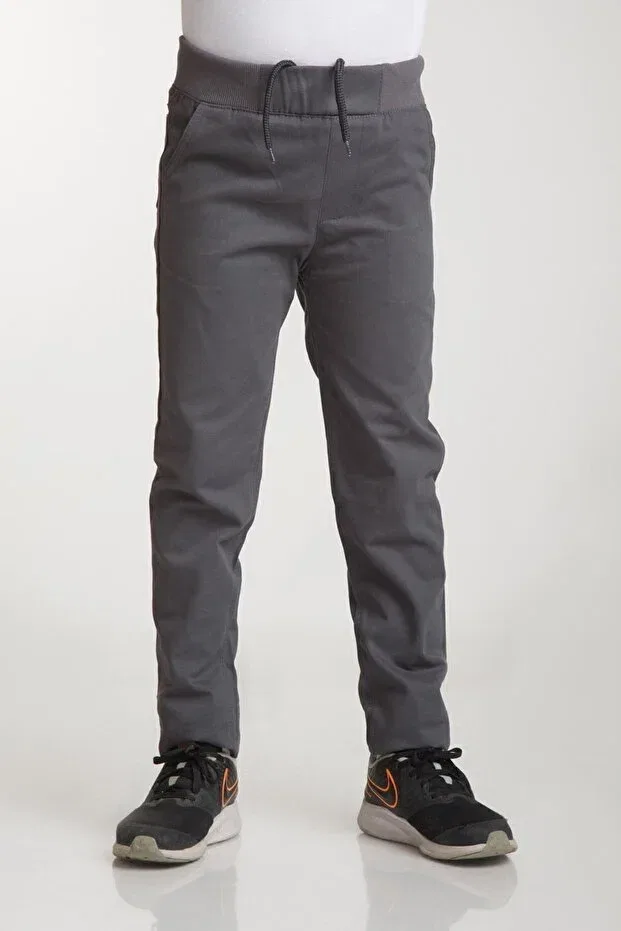Детские брюки для девочек хлопковые Generic Brands, Gray — фото 2